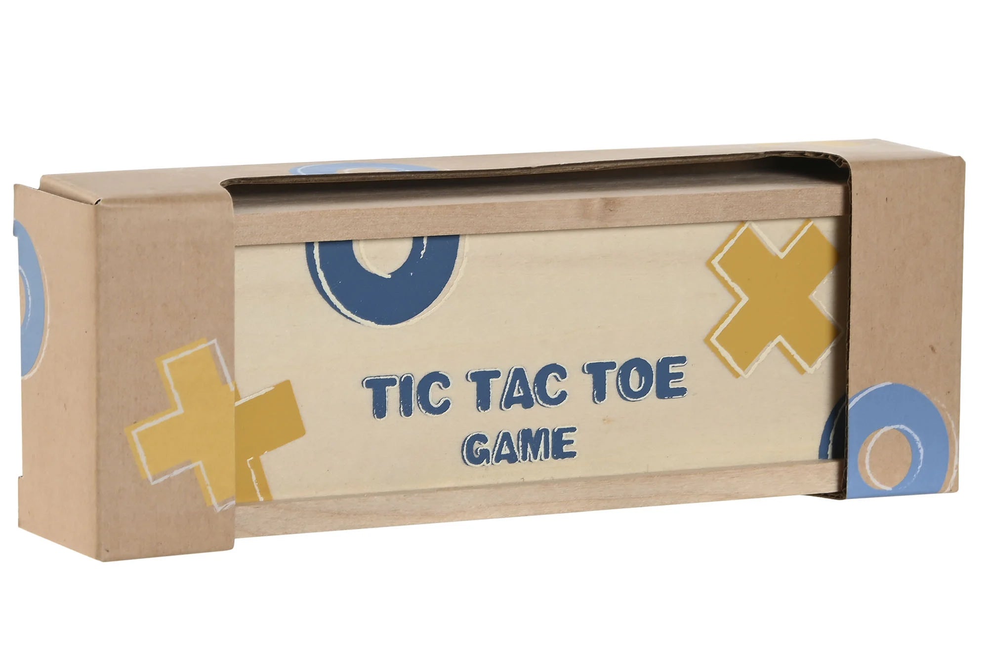 JUEGO DE MESA MADERA 18X6X3 TIC TAC TOE MULTICOLOR