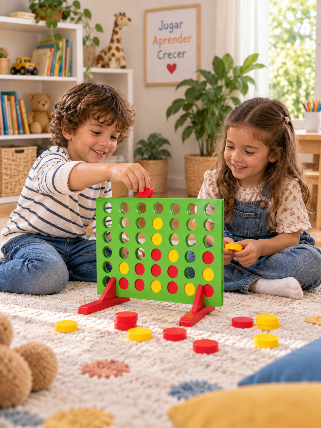 JUEGO 4 EN LÍNEA XL DE MADERA