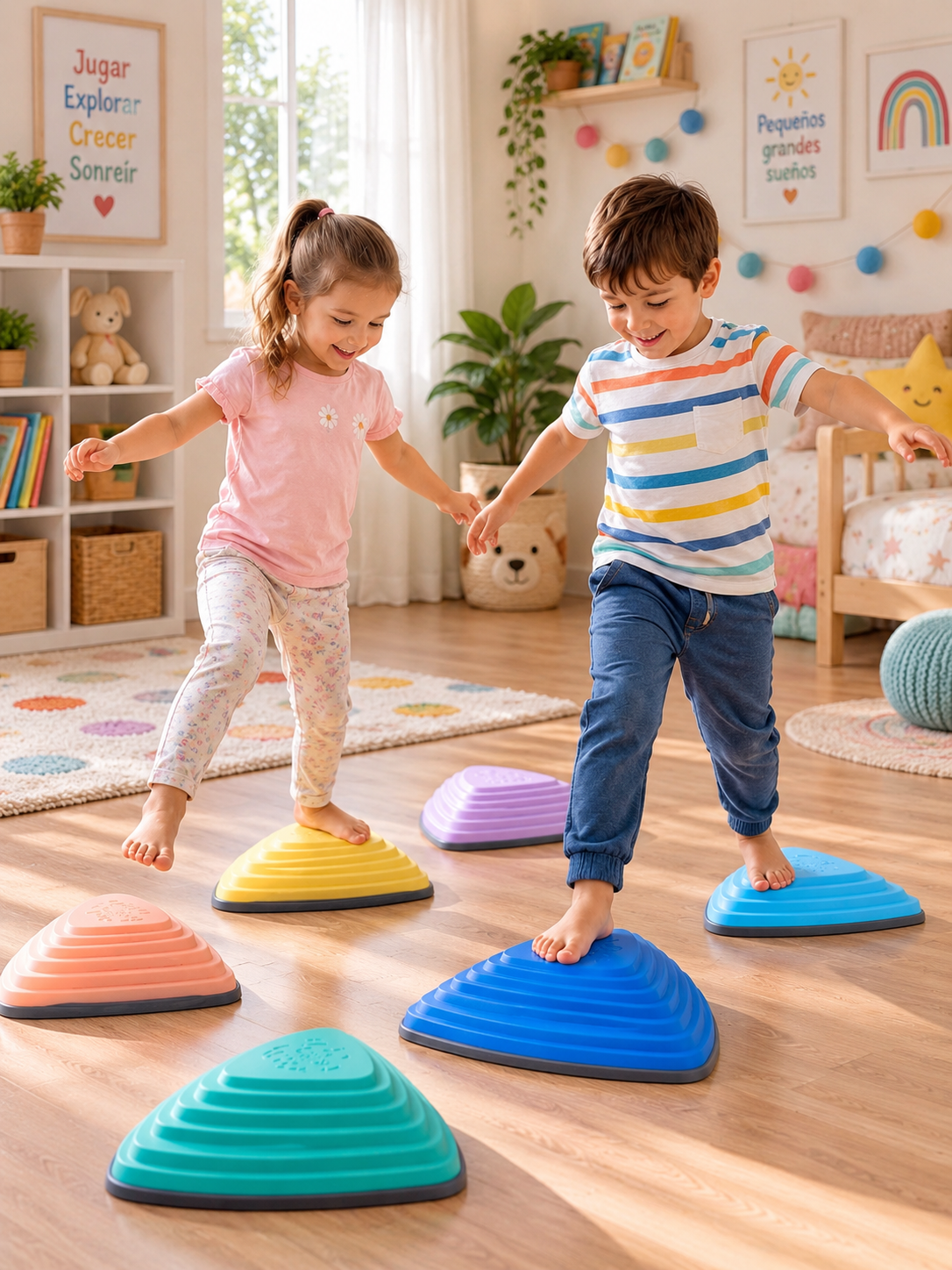 JUEGO PIEDRAS DE RIO 6 PIEZAS
