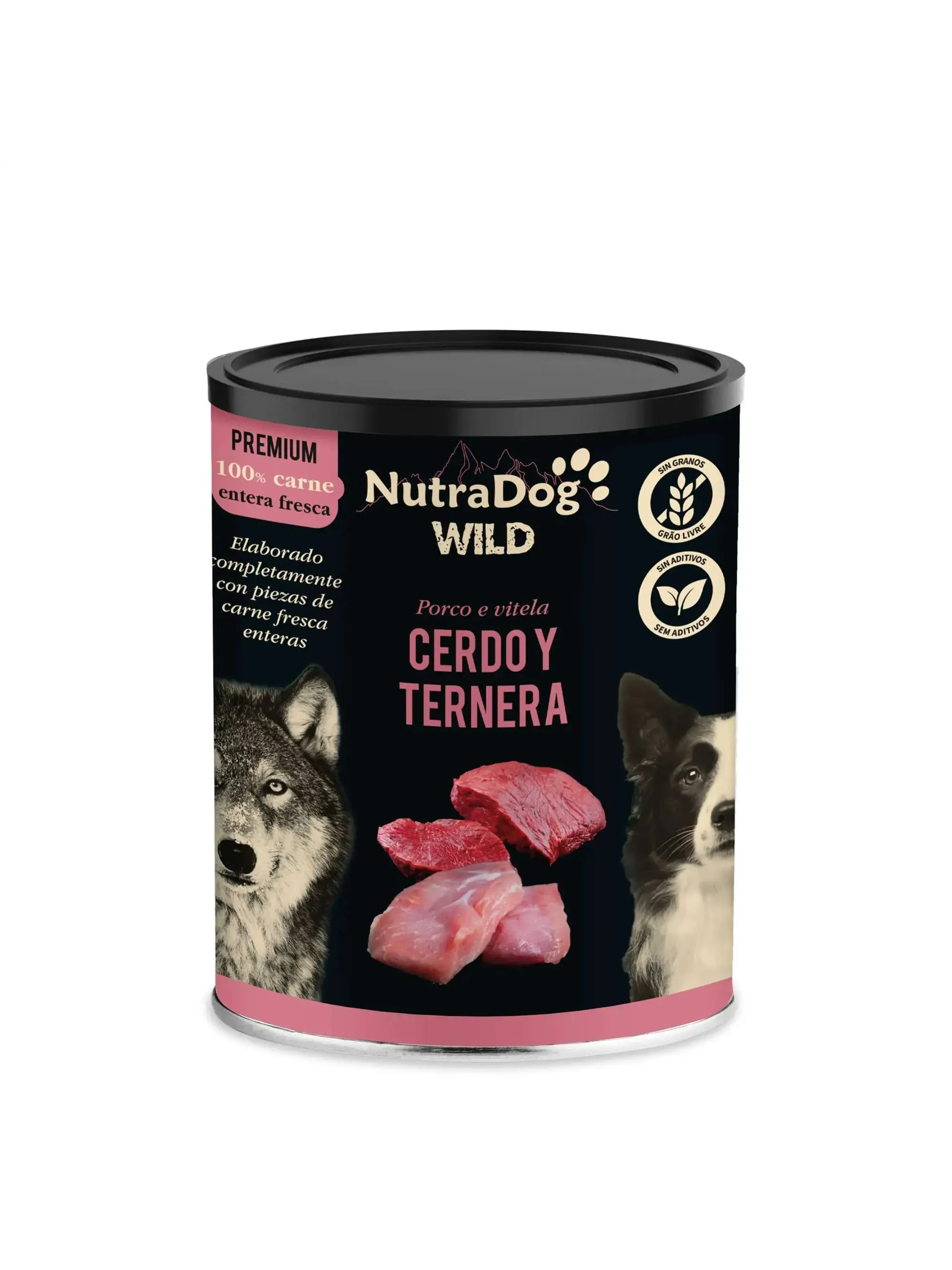 L. CERDO TERNERA PREM. 400G DOG