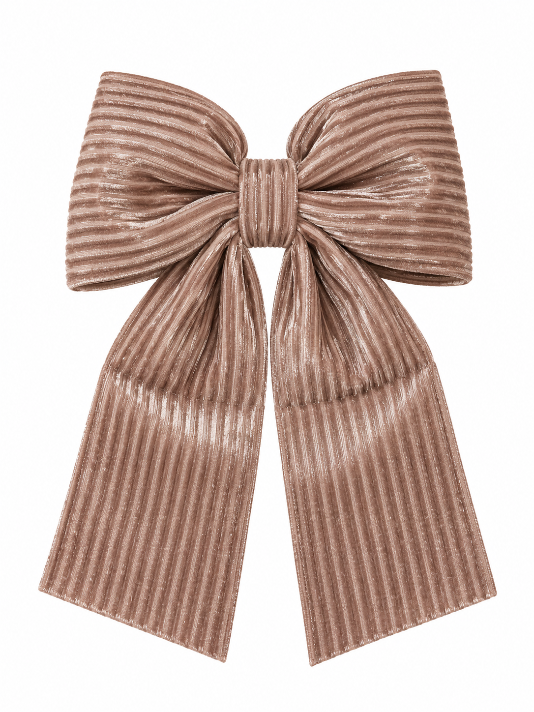 LAZO COLGANTE DECORATIVO NAVIDEÑO ROSA EMPOLVADO 25X30CM