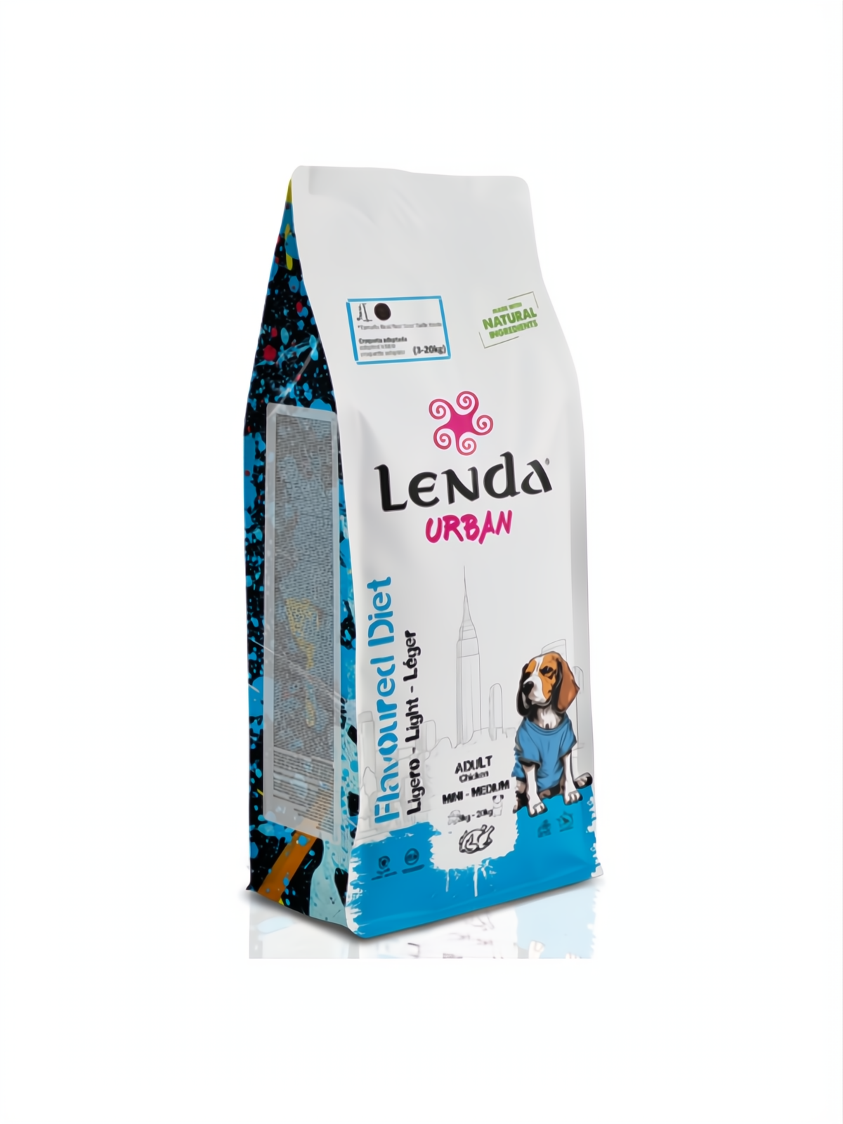 LENDA URBAN FLAVOURED DIET 10KG LIGHT