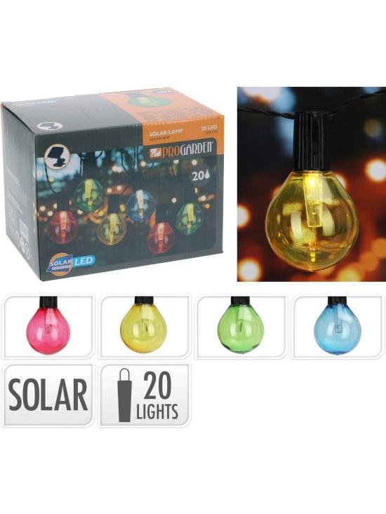 LUCES DE FIESTA SOLAR 20LED MULTI