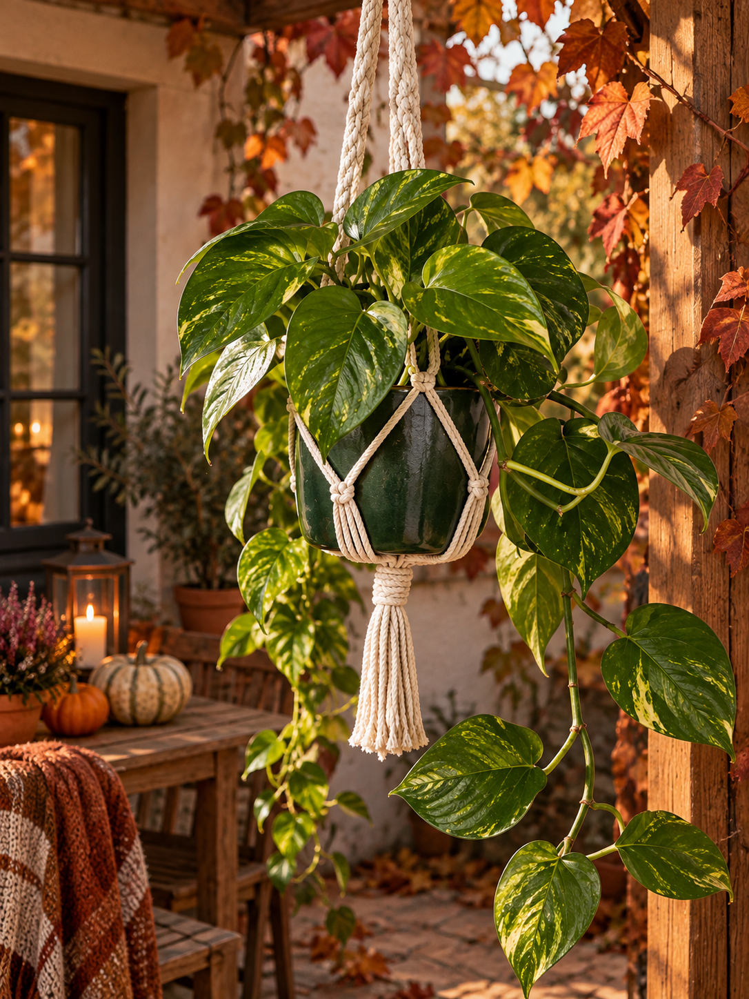 MACRAMÉ PARED BLANCO 110