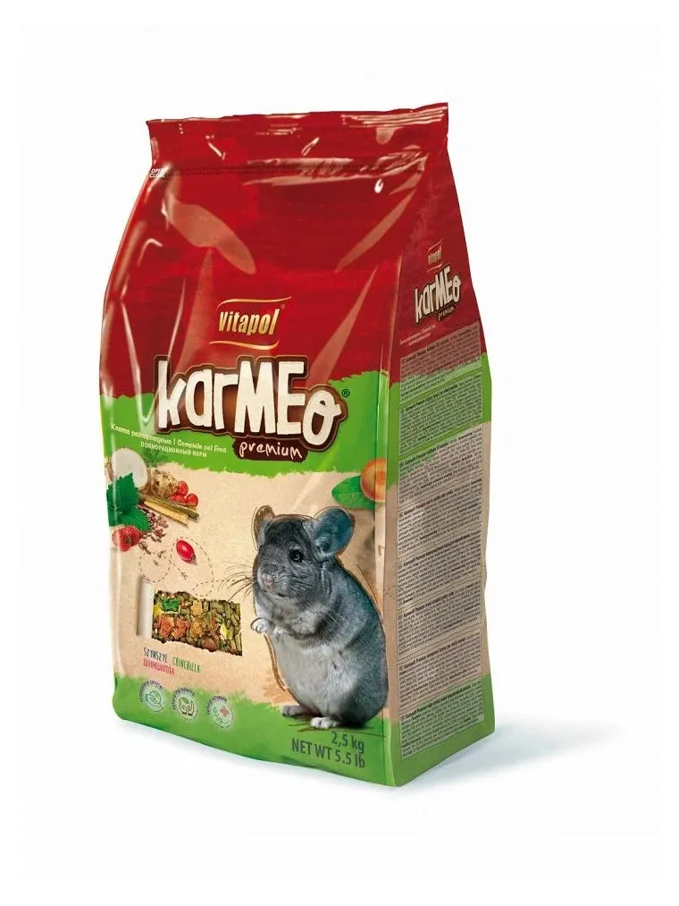 MISTURA COMPLETA PREMIUM CHINCHILLAS VITAPOL 2.5KG