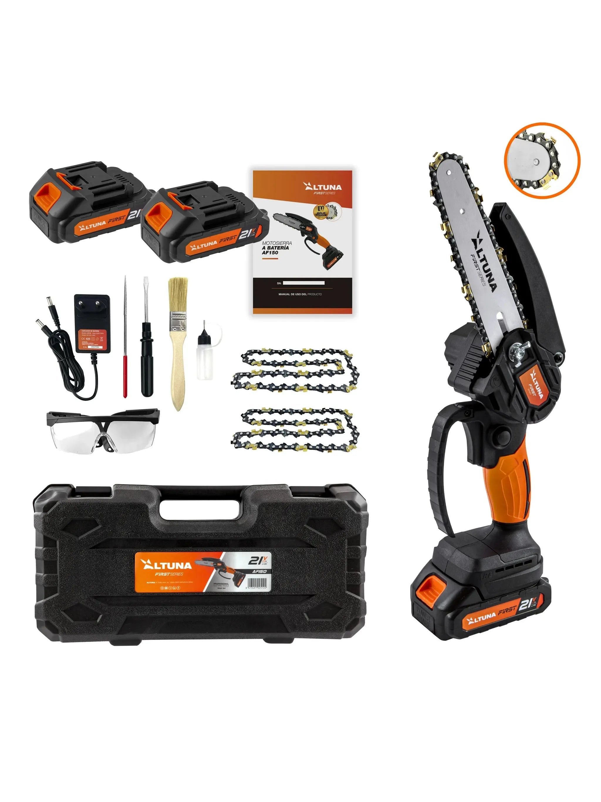 MOTOSIERRA ALTUNA 21V-4AH 180MM