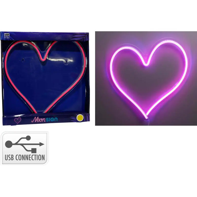 NEÓN CORAZON 34X32CM