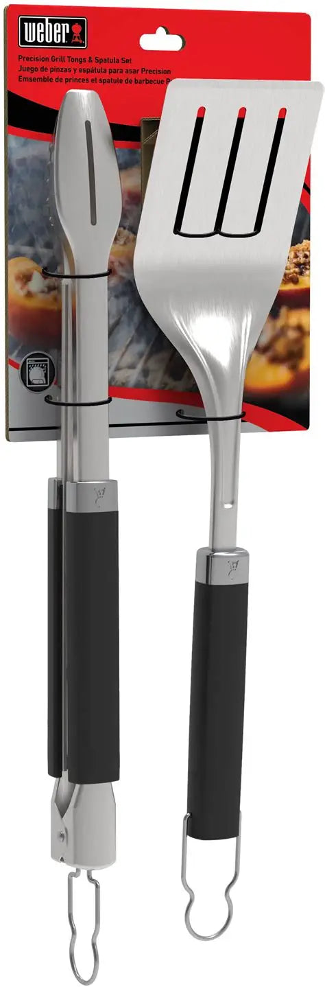 PRECISION GRILL & TONGS SPATULA SET
