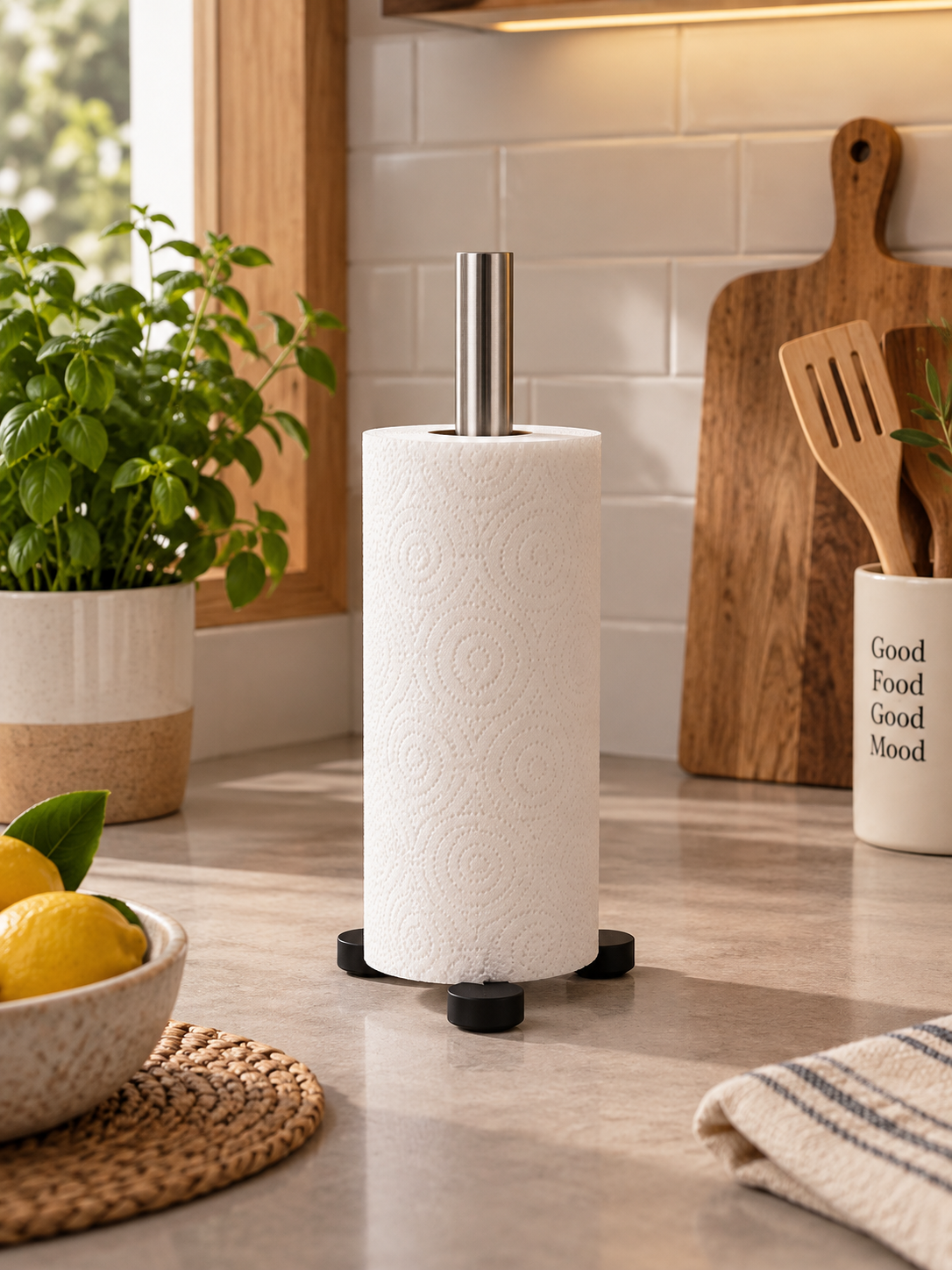 PORTA PAPEL COCINA INOX