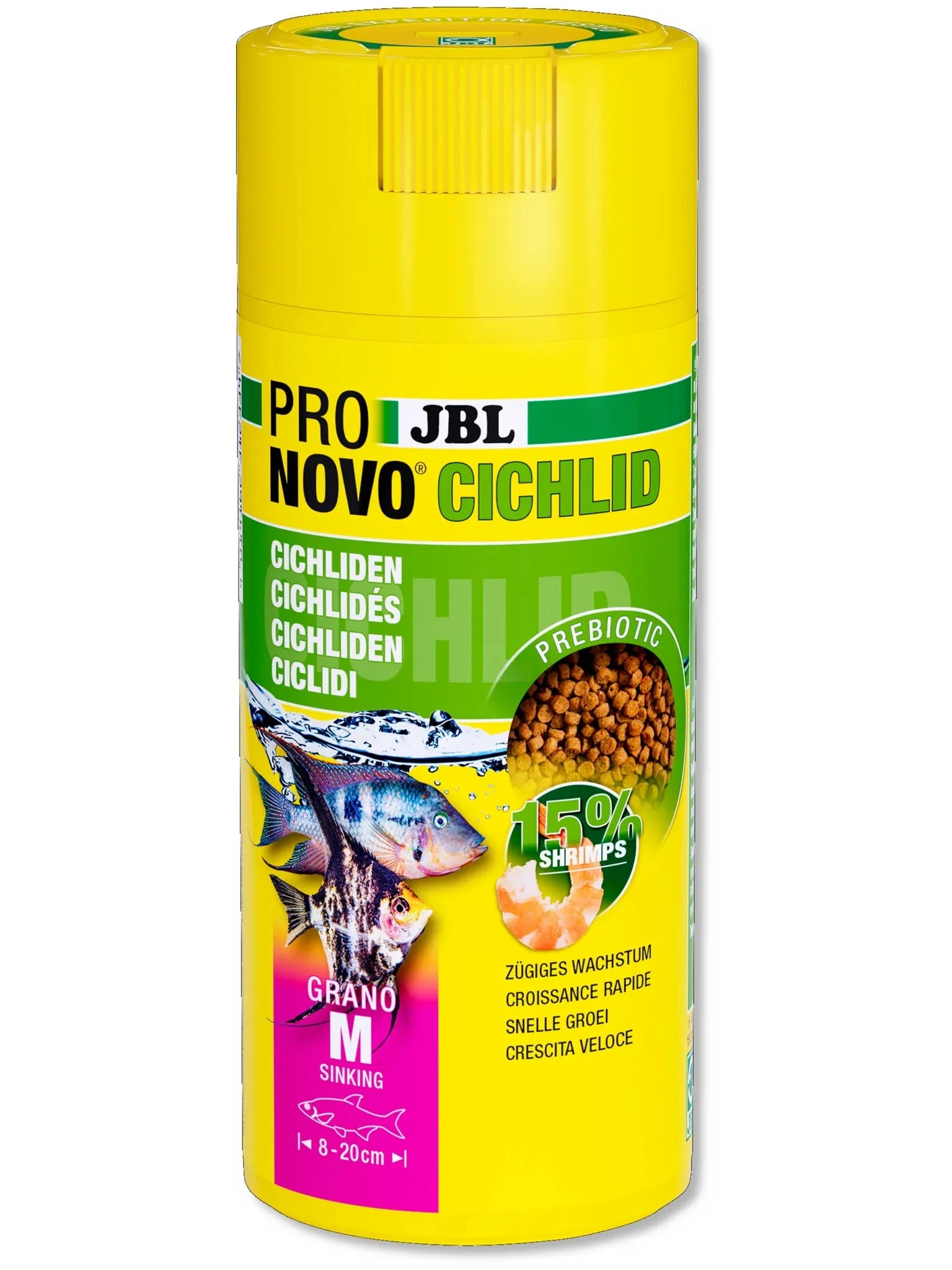 PRONOVO CICHLID GRANO M 250ML