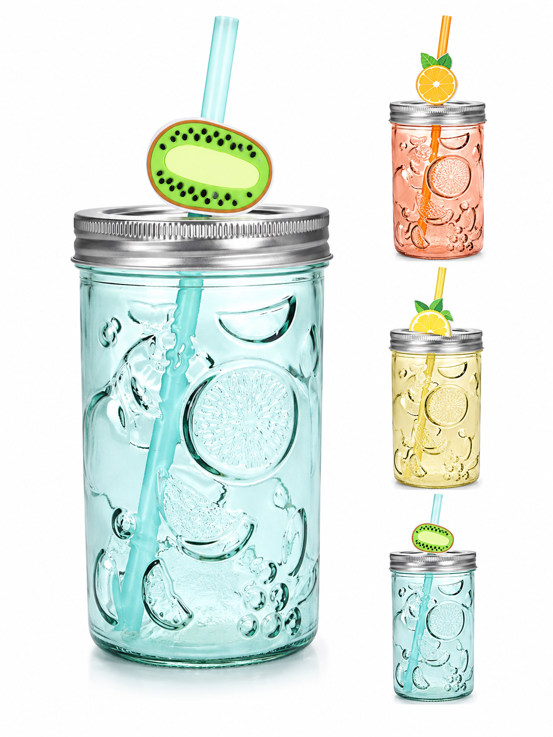 VASO CON PAJITA 500ML