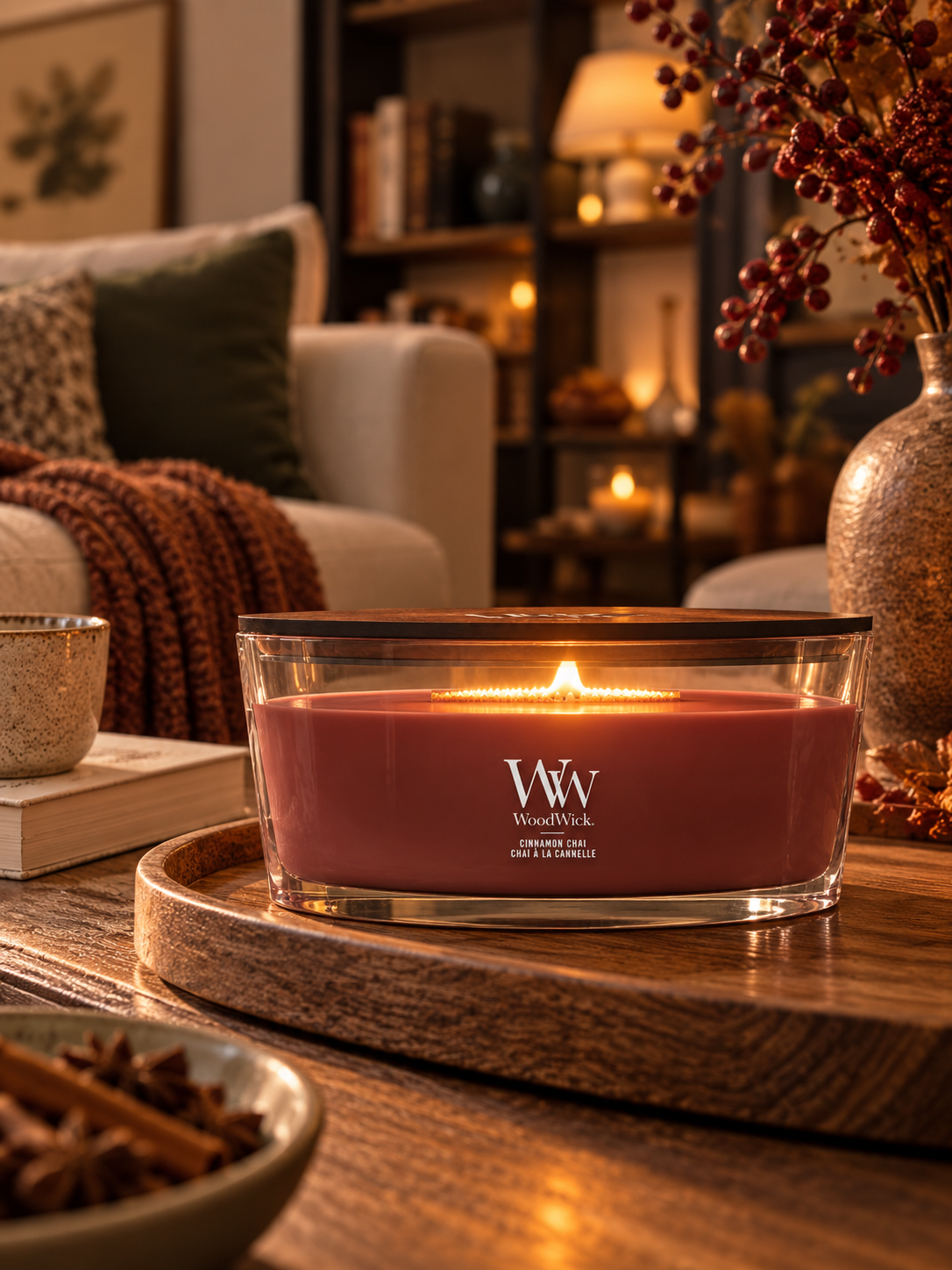 VELA PERFUMADA WOODWICK CORE ELLIPSE SEASIDE MIMOSA