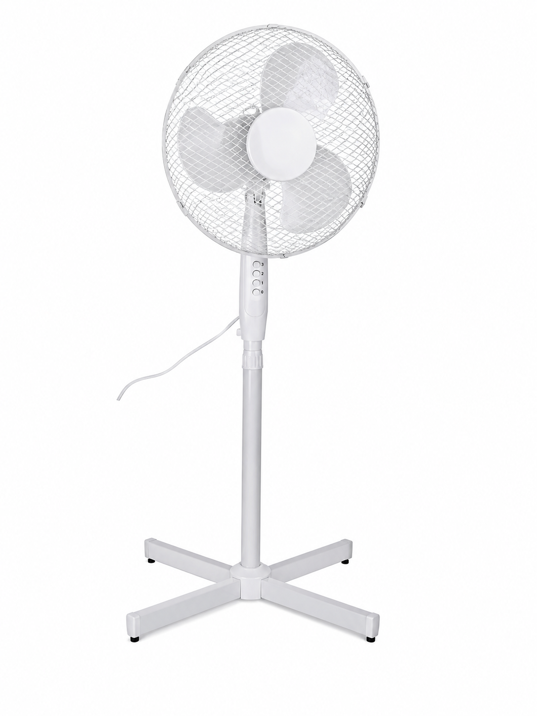 VENTILADOR DE PIE DE DIÁMETRO 40CM BLANCO