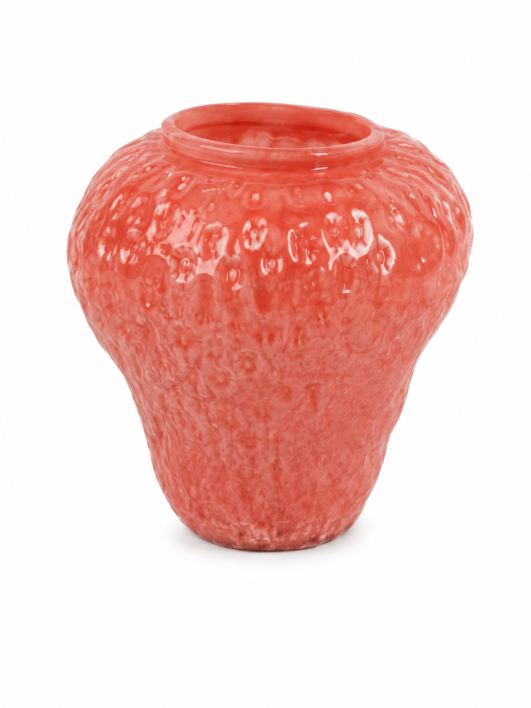 VASE GLASS POWDER SOLID COLOR