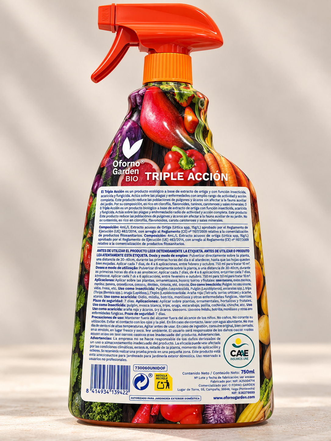 TRIPLE ACCION BIO O FORNO 750ML