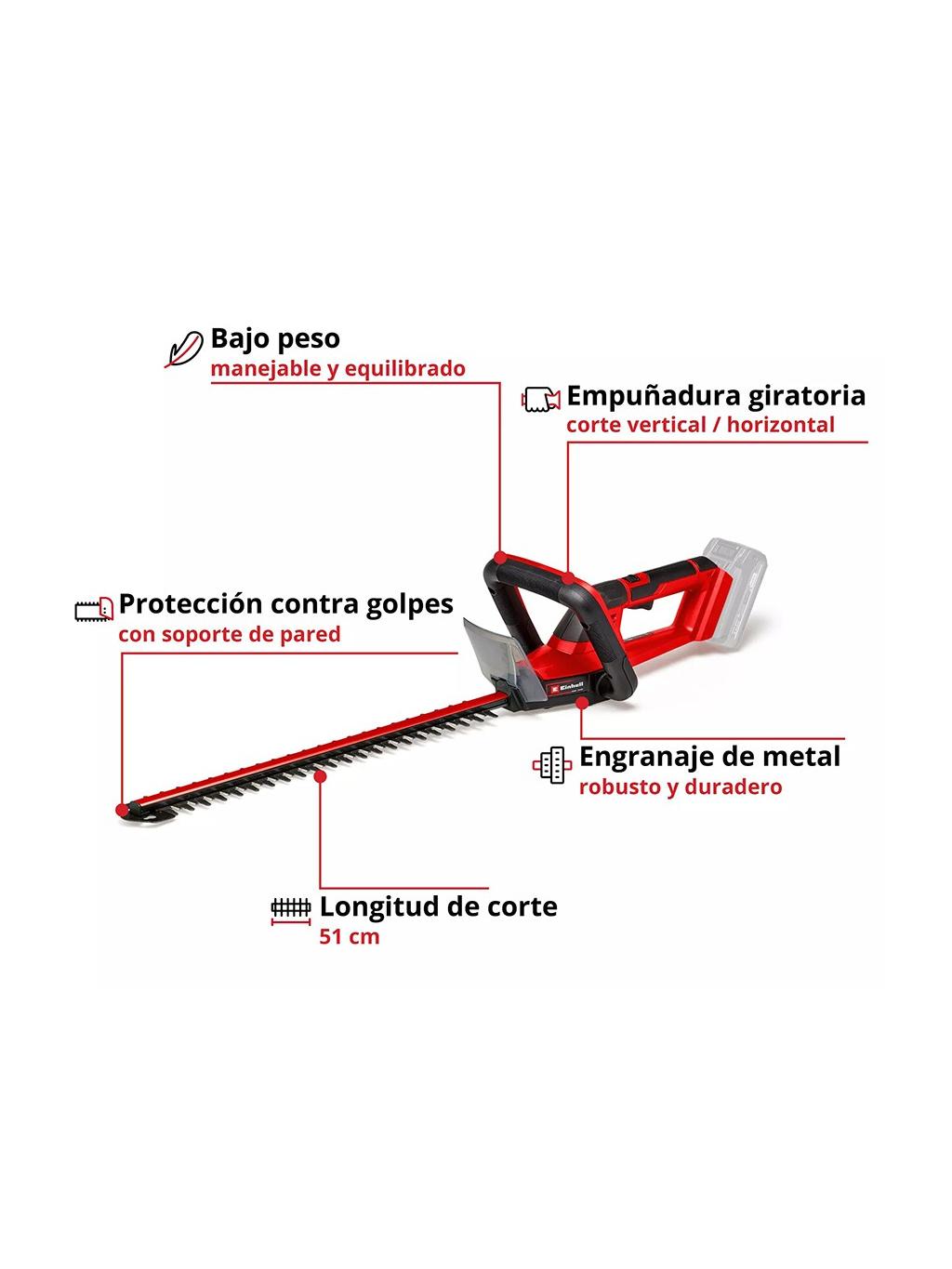 CORTASETOS BATERIA GC-CH 18/40 Li - SOLO