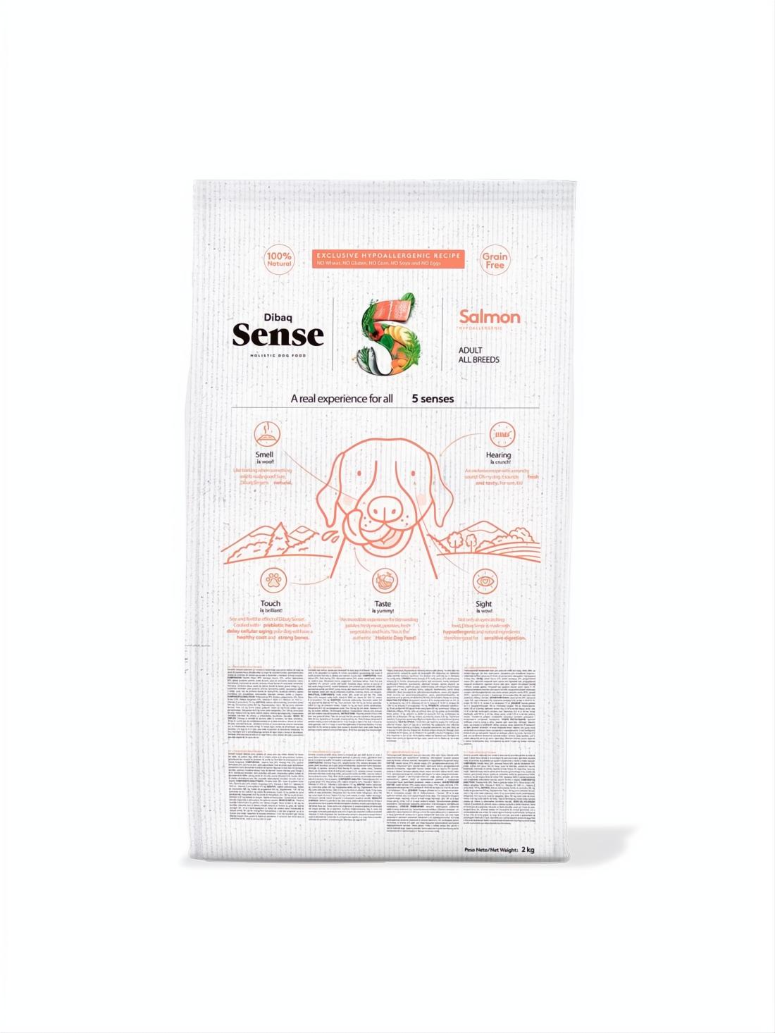 DIBAQ SENSE GRAIN FREE DOG SALMON 12KG