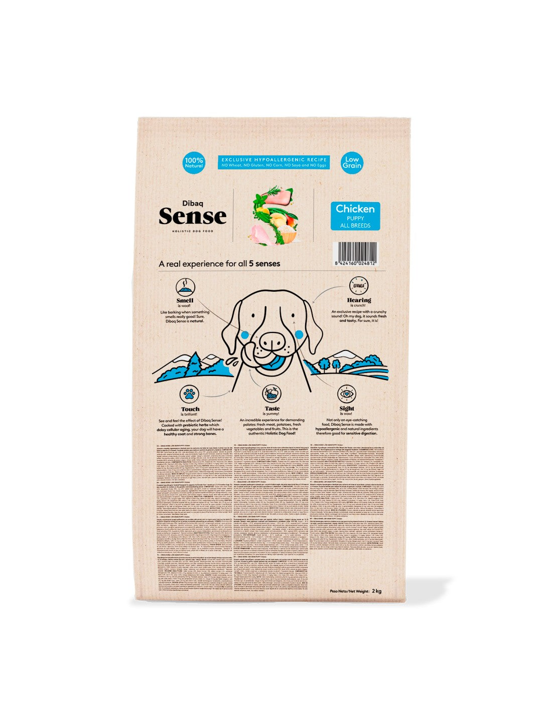 DIBAQ SENSE LOW GRAIN DOG PUPPY 2KG