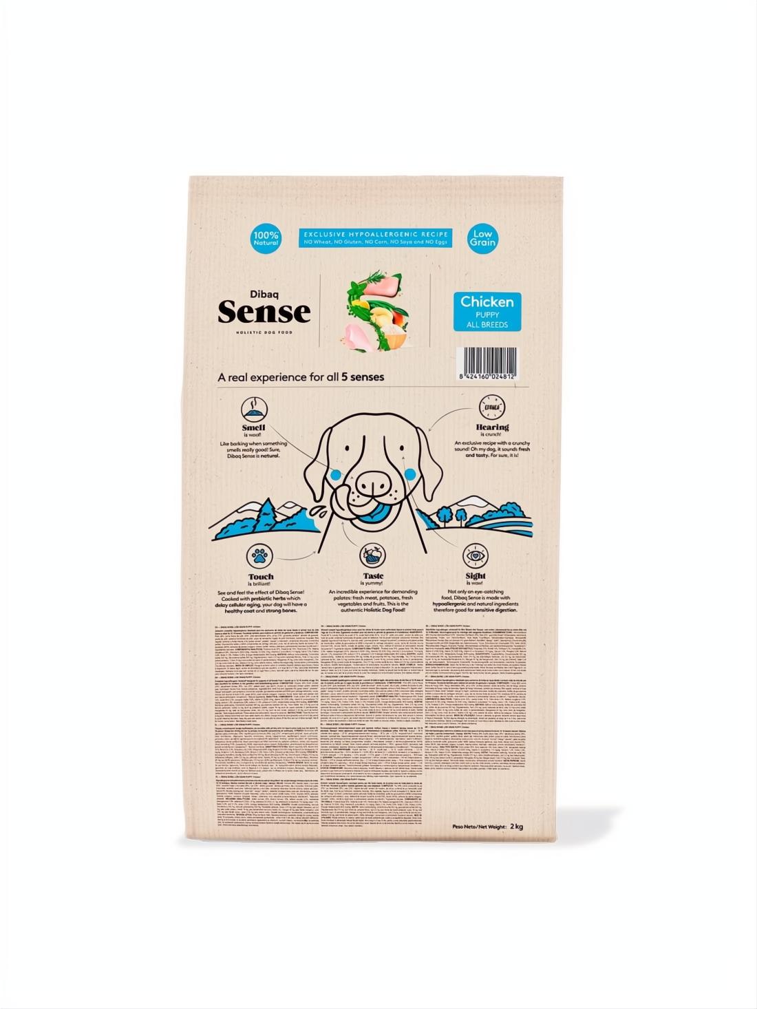 DIBAQ SENSE LOW GRAIN DOG PUPPY 2KG