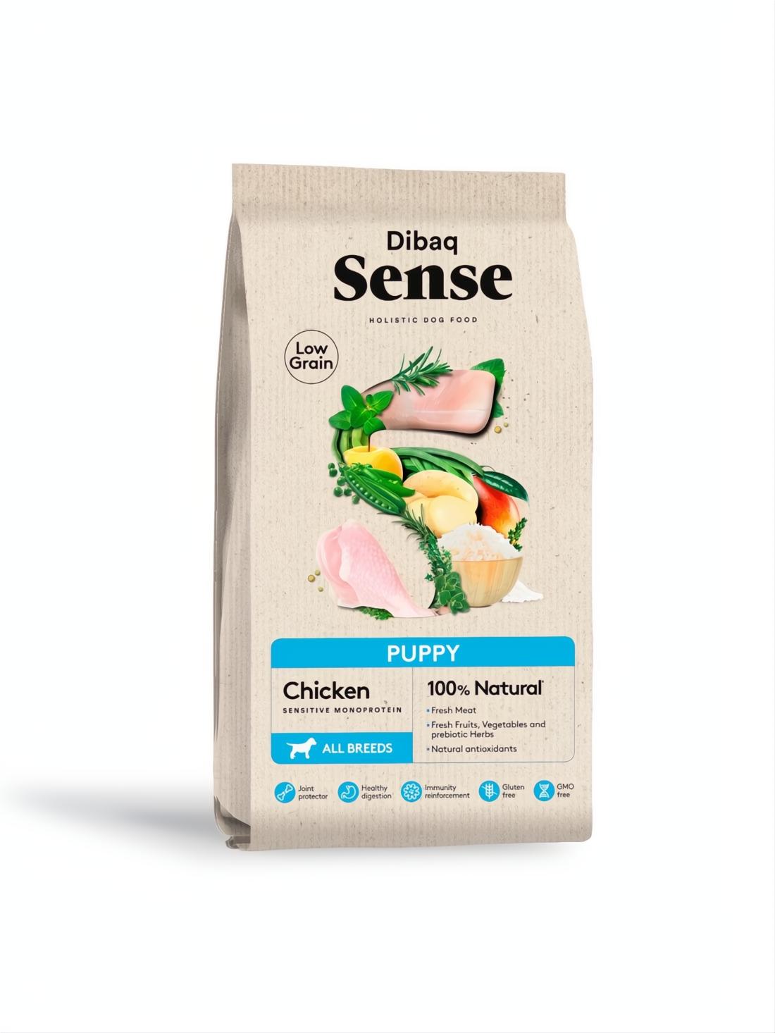 DIBAQ SENSE LOW GRAIN DOG PUPPY 2KG