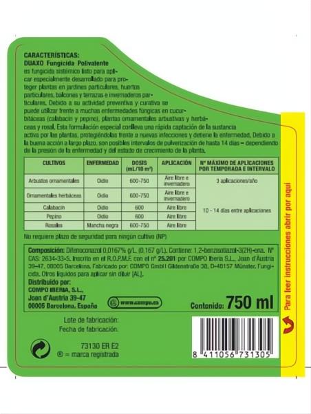 DUAXO FUNGICIDA POLIVALENTE 750ML