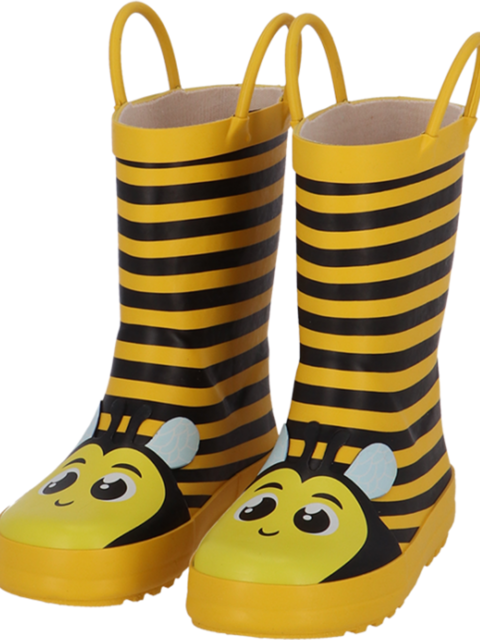BOTAS INFANTILES DE AGUA CON DISEÑO DE ABEJA