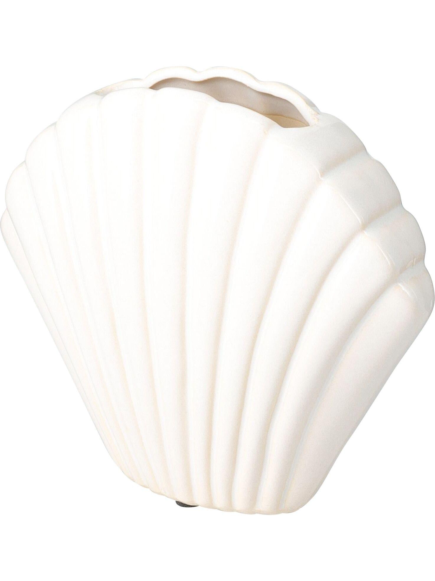 CONCHA DE VASO 17X15,5 CM BLANCA