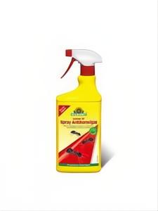 Loxiran Antihormigas 750ml spray bottle, yellow with red trigger and label showing ants.
