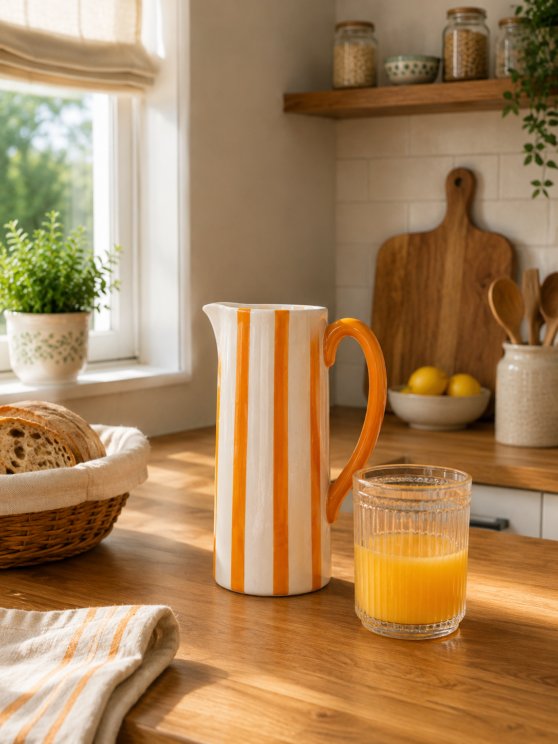 JUG ORANGE L10XW17XH23CM