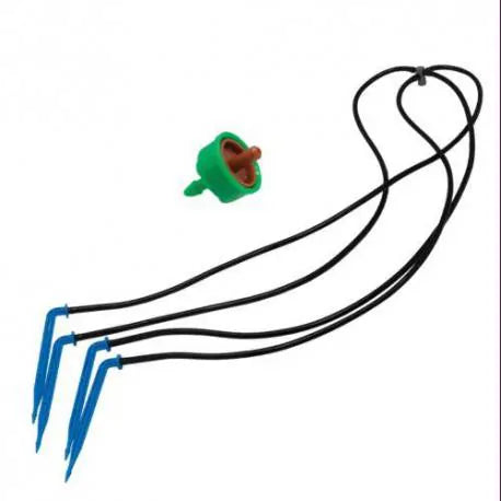 KIT STOPPER GOTERO 8L/H 2SALIDAS+4MICROT. 60CM+4