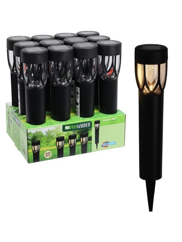 FAROL SOLAR DIA 7XH40CM BLACK