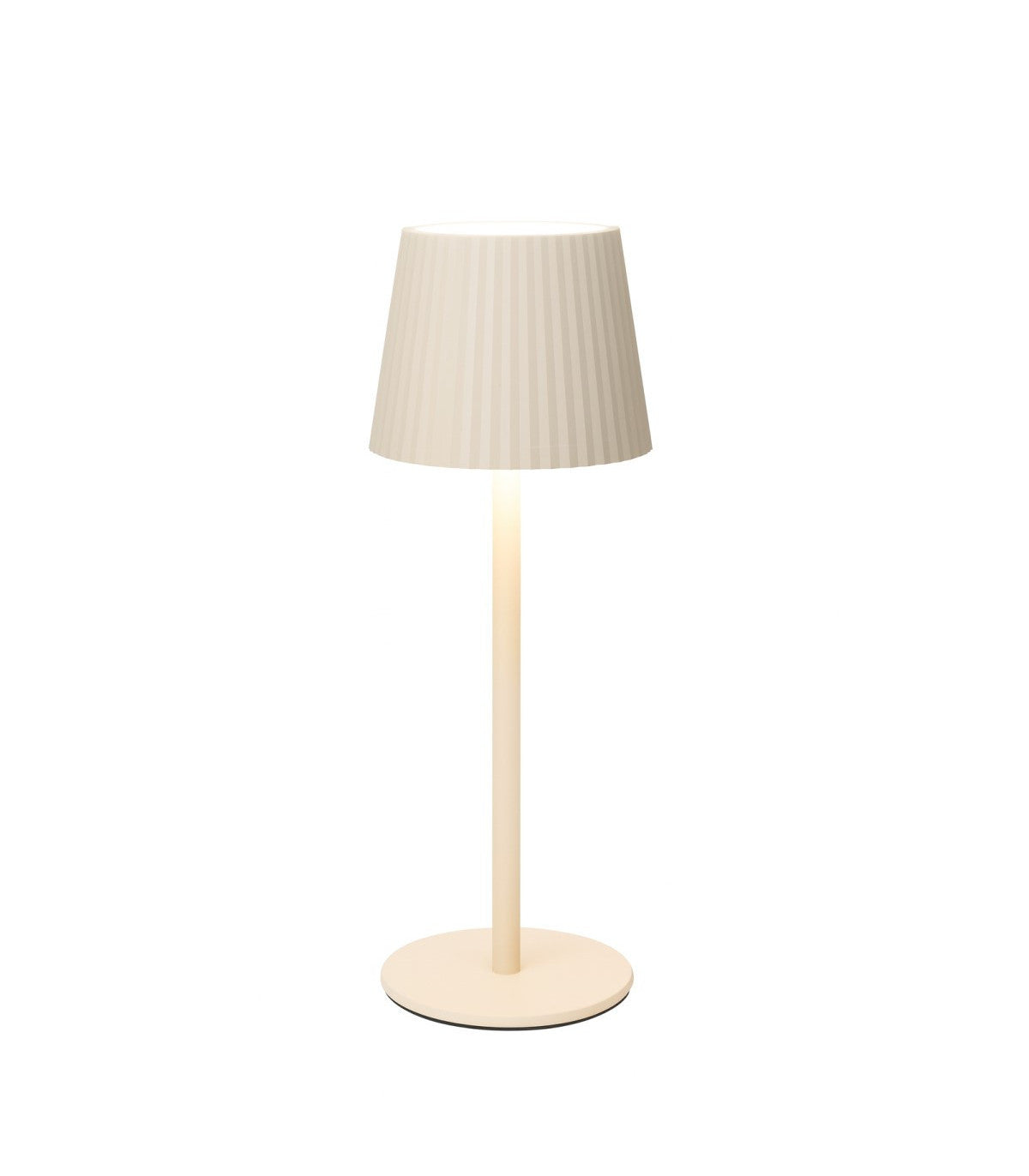 LÁMPARA DE MESA 9X27CM CREMA