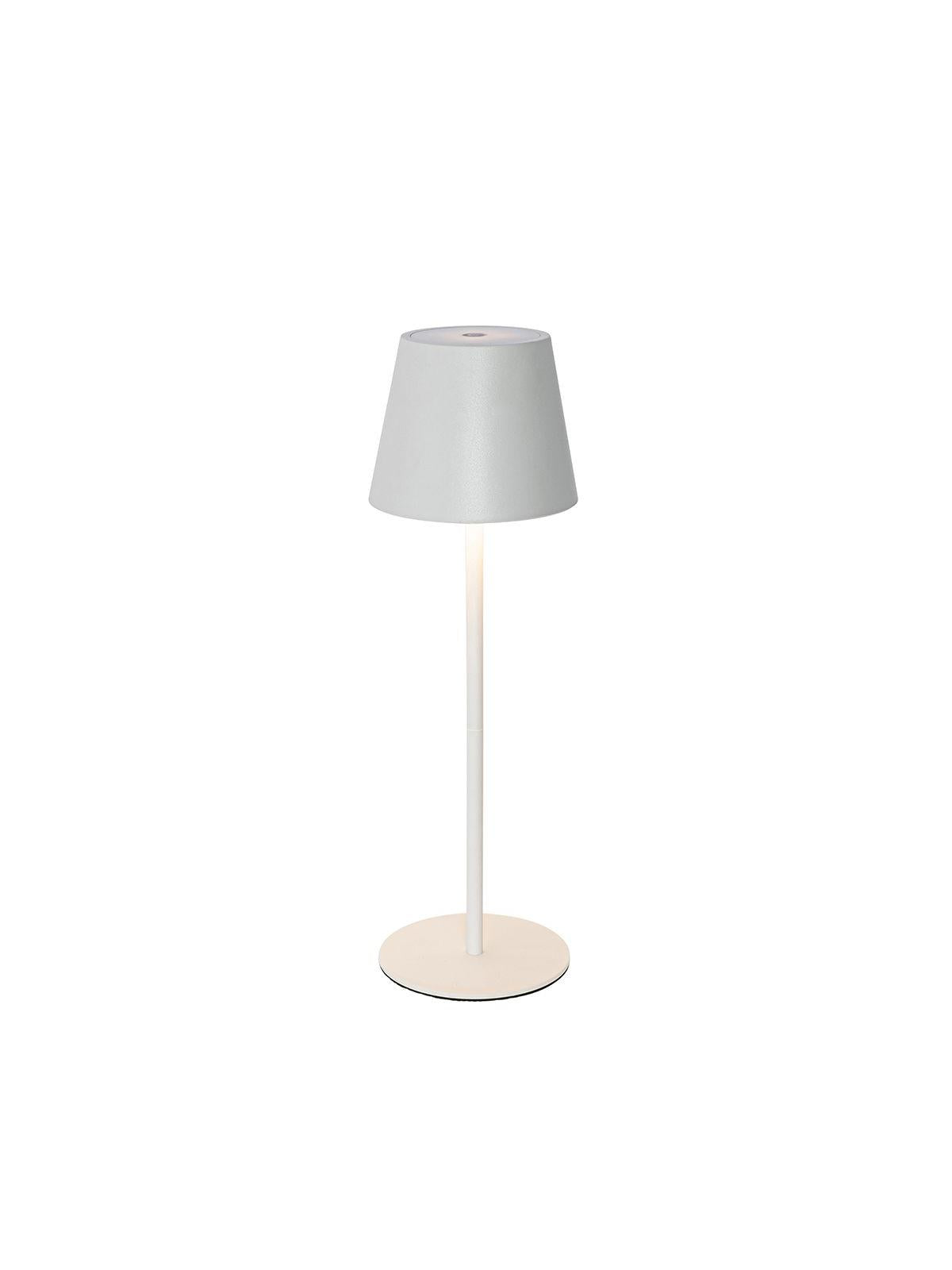 LÁMPARA DE MESA 10X36CM BLANCO