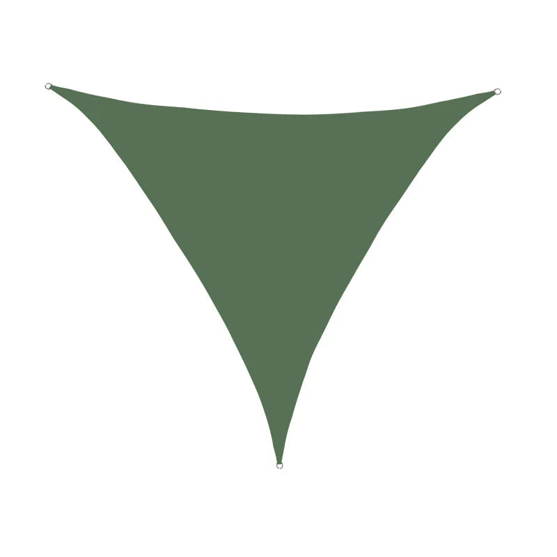 VELA DE SOMBRA TRIANGULAR 3X3X3M VERDE