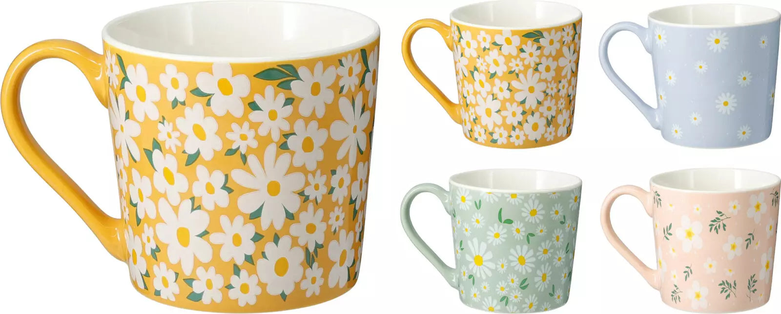 TAZA PORCELANA 370ML 4ASS