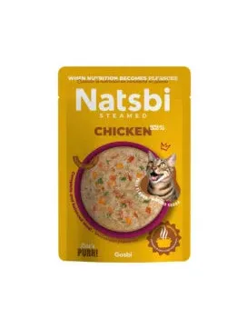 NATSBI CAT STEAMED CHICKEN 80G