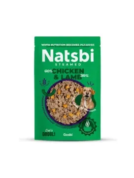 NATSBI STEAMED CHICKEN & LAMB 200G