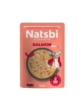 NATSBI CAT STEAMED SALMON 80G
