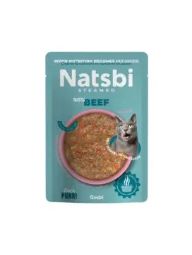 NATSBI CAT STEAMED BEEF 80G