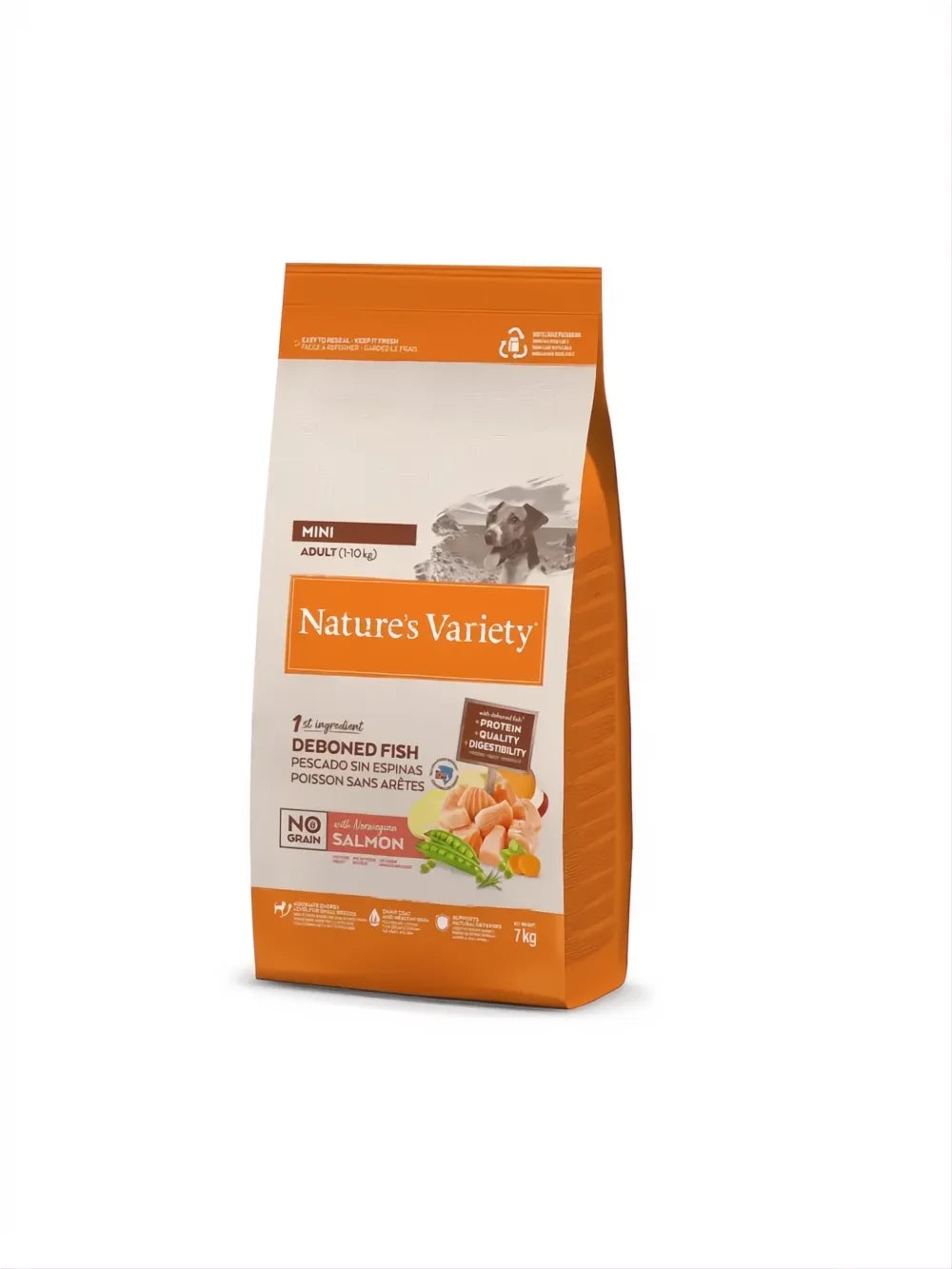 NVARIETY DOG NO GRAIN MIN AD SALMON 3KG