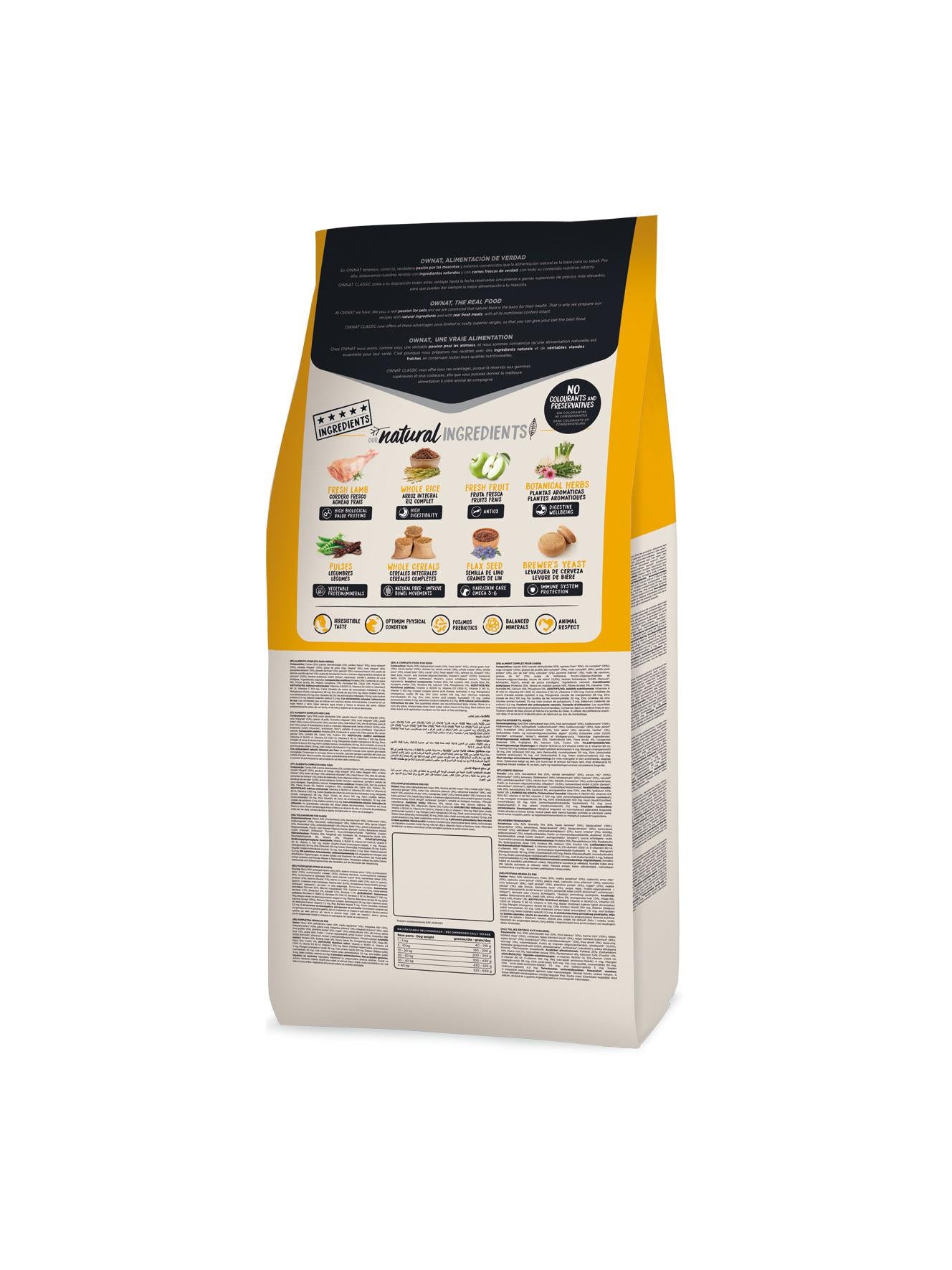 OWNAT CLASSIC LAMB&RICE 4 KG