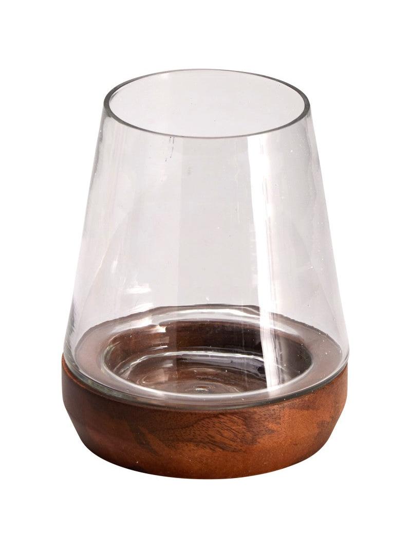 VELA TÉ PORTAVELAS 17CM CRISTAL