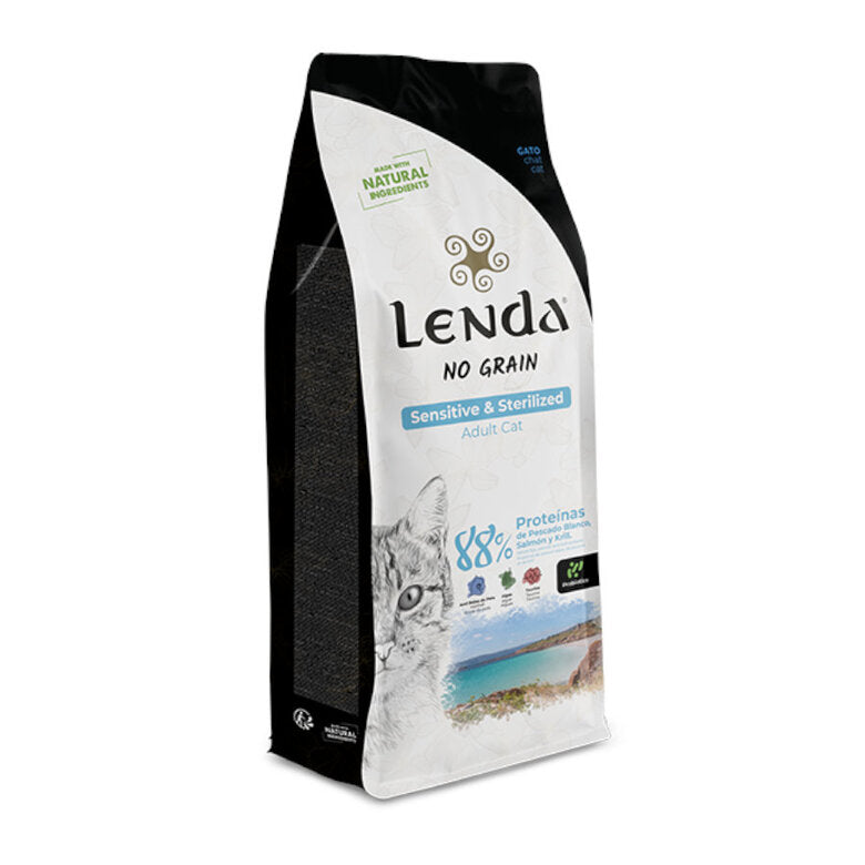 LENDA ADULT CAT SENSITIVE&STERILIZED GRAIN FREE 2K