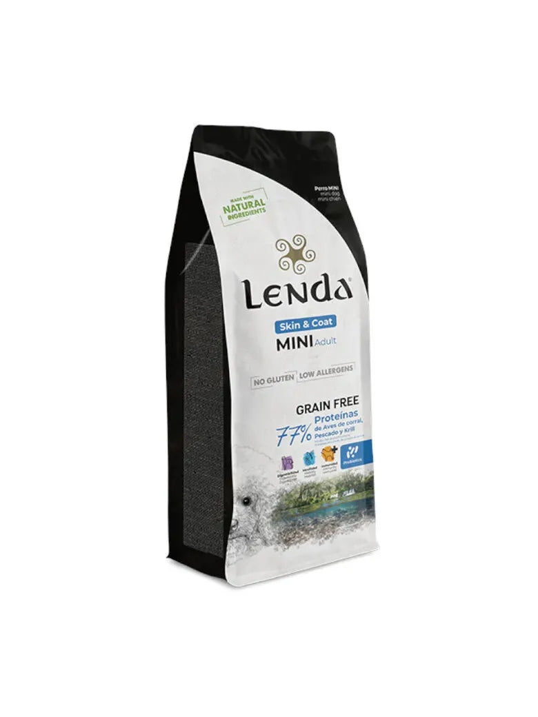 LENDA MINI HYPOALERGENIC SKIN & COAT GRAIN FRE 2KG