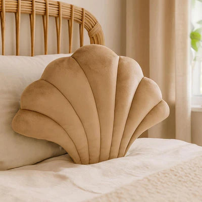 COJIN CONCHA 43X33CM TERCIOPELO 3ASS