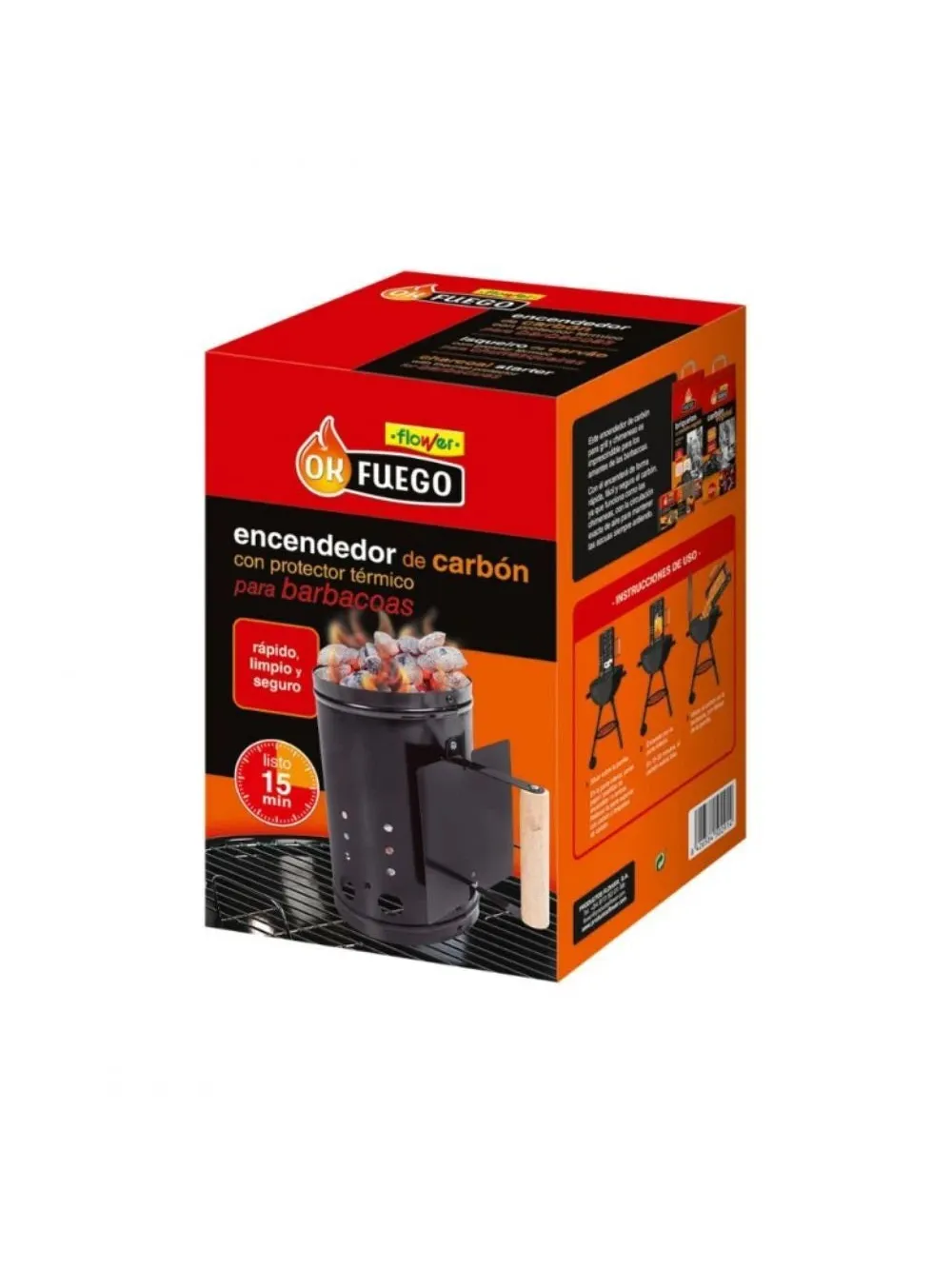 OKFUEGO ENCENDEDOR DE CARBON PARA BBQ