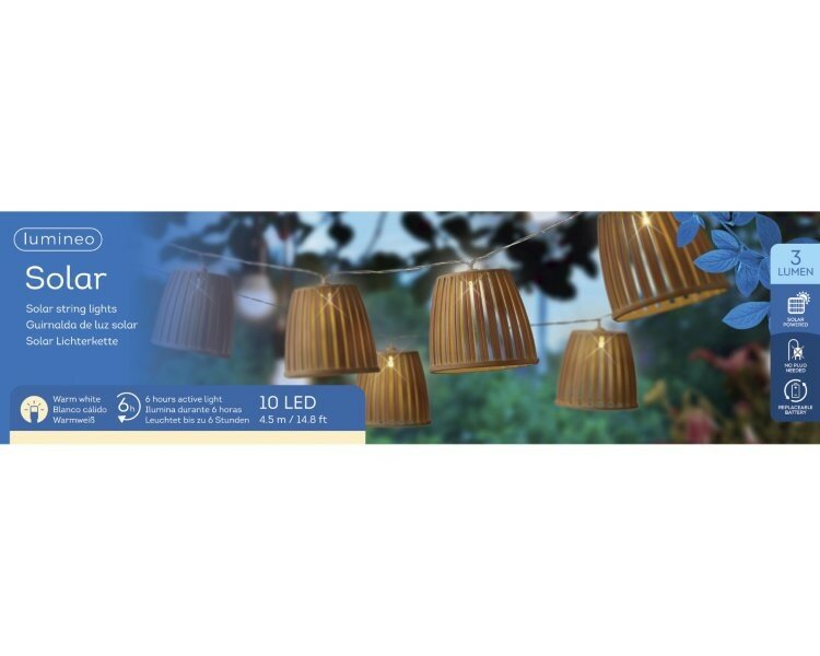 SOLAR STRINGLIGHTS PLASTIC.