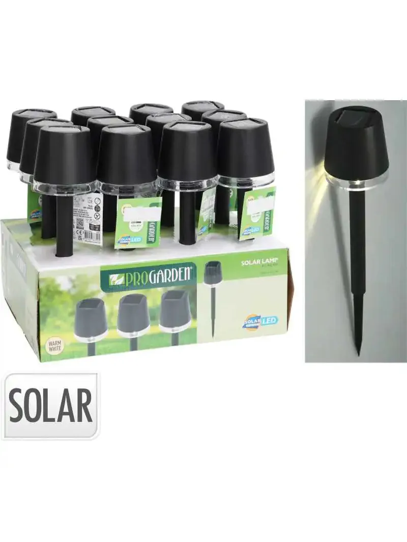 LUZ SOLAR D8XTH29CM NEGRA