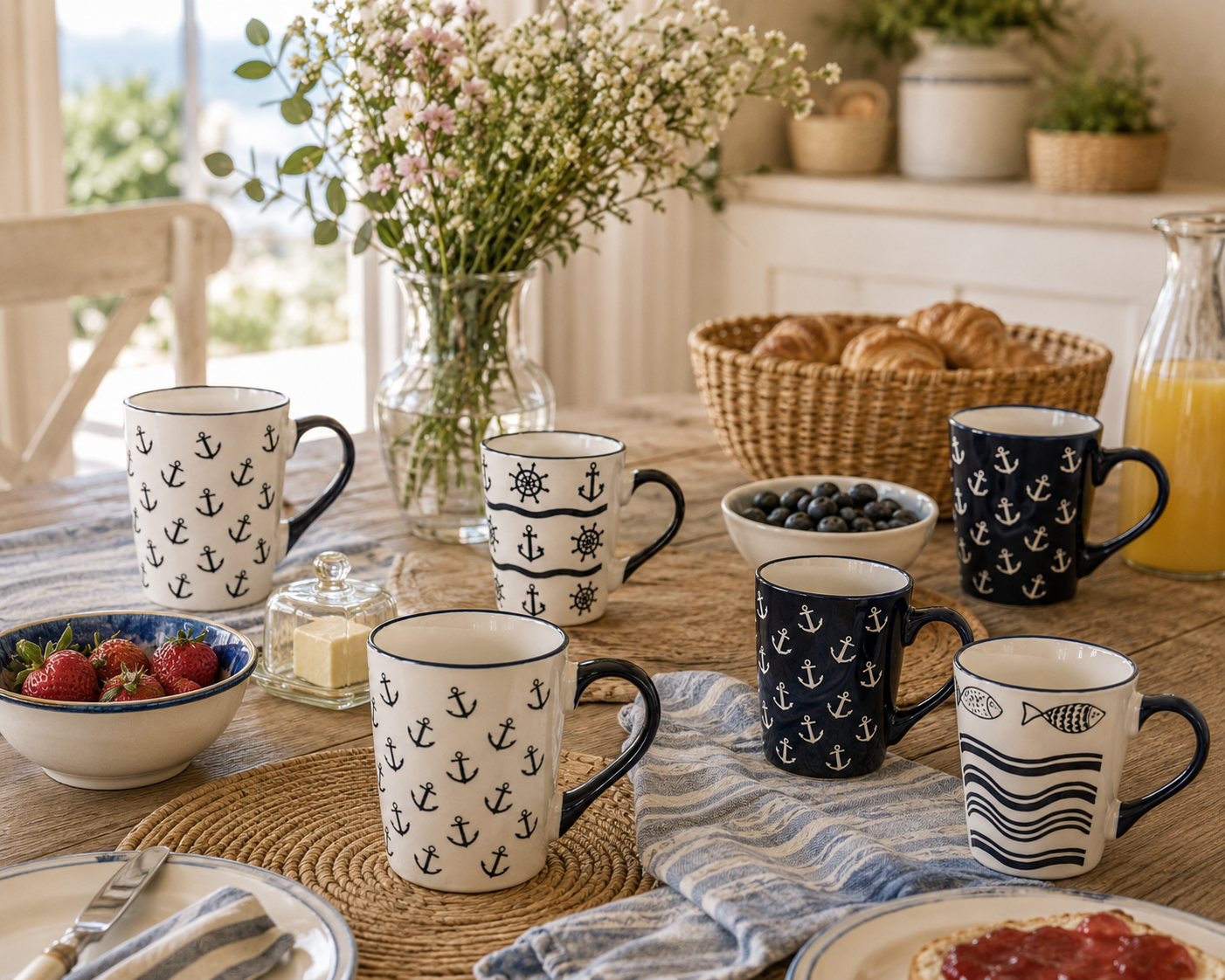 TAZA DE GRES 340ML 6ASS