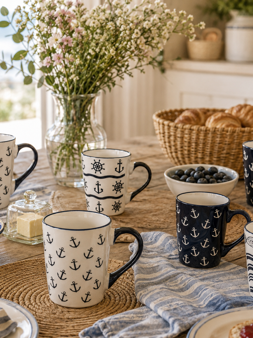 TAZA DE GRES 340ML 6ASS